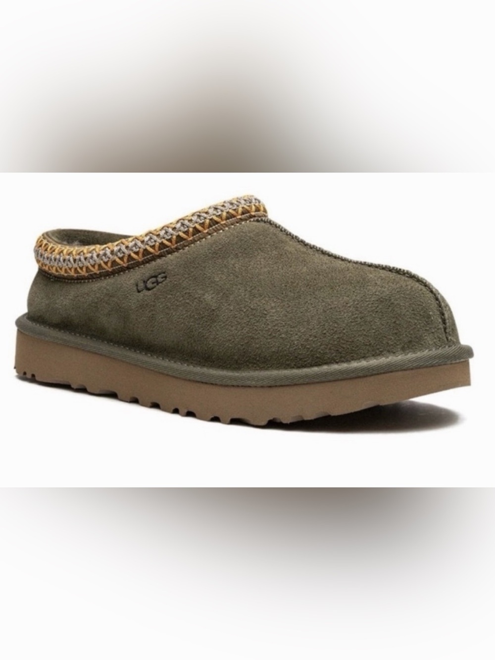 UGG tasman 5955-BTOL olive green womens size wool slipper size 11 women’s